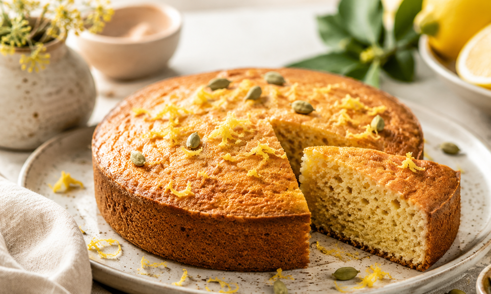 Ayurvedischer Zitronenkuchen