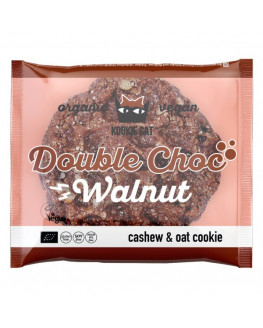 Kookie Cat - Cocoa NIB and walnut 50g, Cashew-oat biscuit
