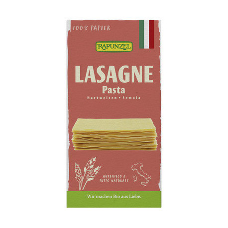 Rapunzel - Bio Lasagne-Pannelli bocchino di semola - 250g | Miraherba