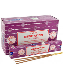 Incenso Satya White Sage 12 scatole 15 gr Meditazione Yoga Profumo Salvia Bianca 