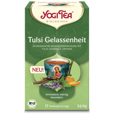 Yogi Tea - Tulsi Gelassenheit Bio - 17 Teebeutel | Miraherba Bio Tee