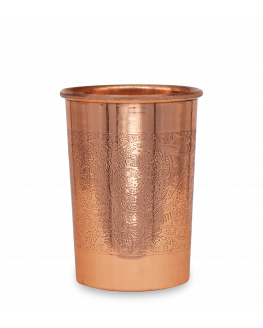 Govinda - copper drinking cup engraved - 350ml | Miraherba