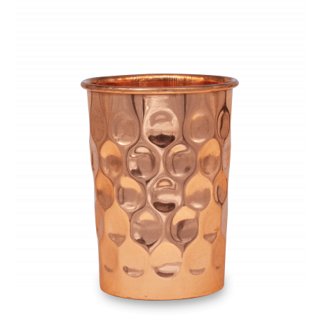 Govinda - copper drinking cup diamond - 350ml | Miraherba