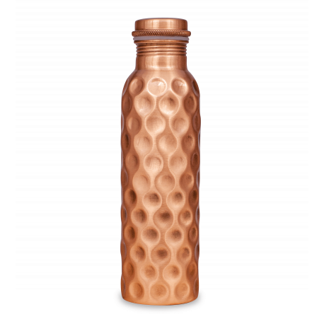 SatNam - hammered copper drinking bottle - 900ml | Miraherba gifts