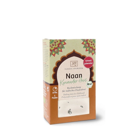 Amla Natur - Naan Cilantro-Anís, orgánico - 250g