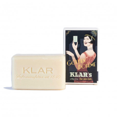 Klar - Retro Soap Golden Bohème - 100g | Miraherba soap