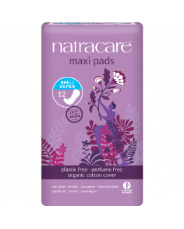 Natracare - Maxi serviettes Hygiéniques pour la Nuit - 10 Pièces