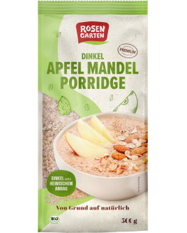 Rosengarten - Dinkel-Apfel-Mandel-Porridge - 500g | Miraherba Müsli
