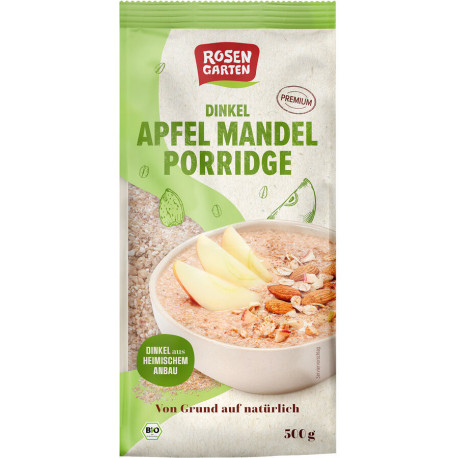 Rosengarten - Spelled Apple Almond Porridge - 500g | Miraherba muesli