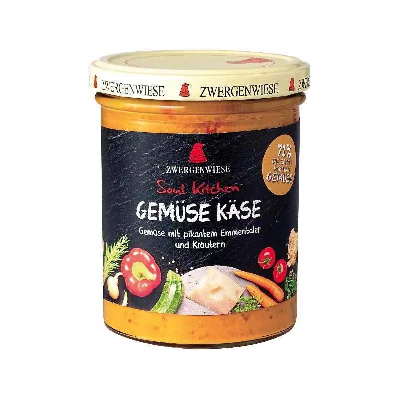Zwergenwiese - Fromage aux légumes Soul Kitchen - 370 ml | Miraherba