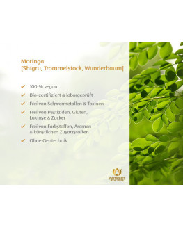 Maharishi - Comprimés aux herbes de Moringa - 30g