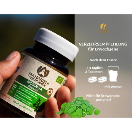 Maharishi - Moringa Kräutertabletten - 30g | Miraherba Ayurveda