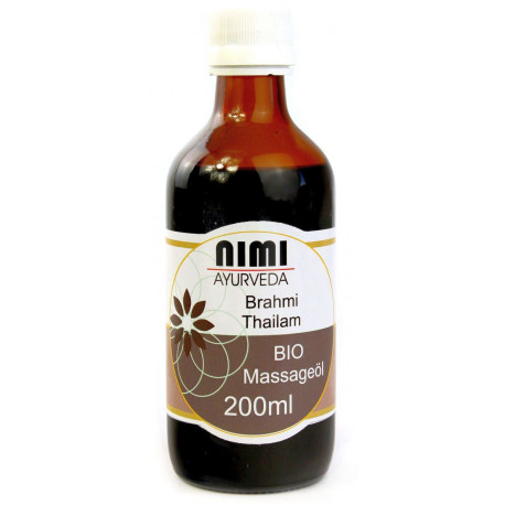 Nimi - Brahmi Thailam organic - 200ml | Miraherba Ayurveda