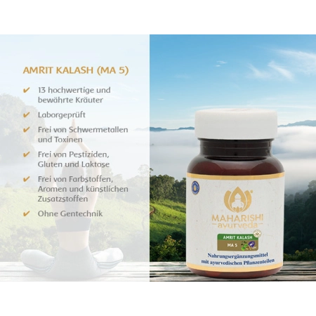 Maharishi - MA 5 Amrit Kailash tabletas de hierbas - 30g