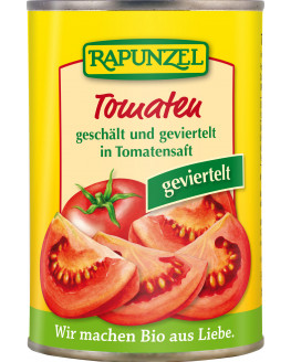 Rapunzel - tomates en cuartos - 400g