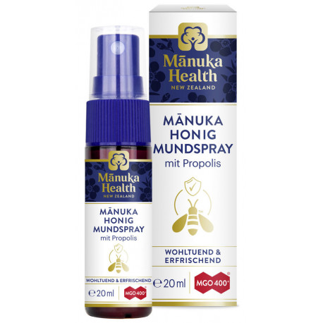 Manuka - Rachenspray con Miele di manuka MGO 400+ e Propoli - 30ml
