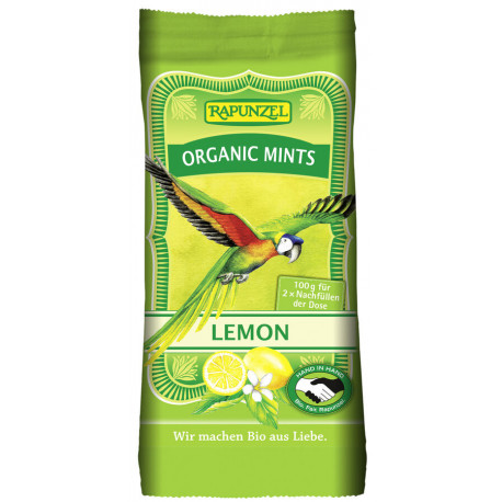 Rapunzel - Organic Mints Lemon - 100g | Miraherba Bio-Bonbons