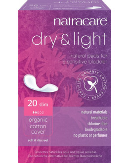 Natracare - Incontinence pad Slim - 20 pieces