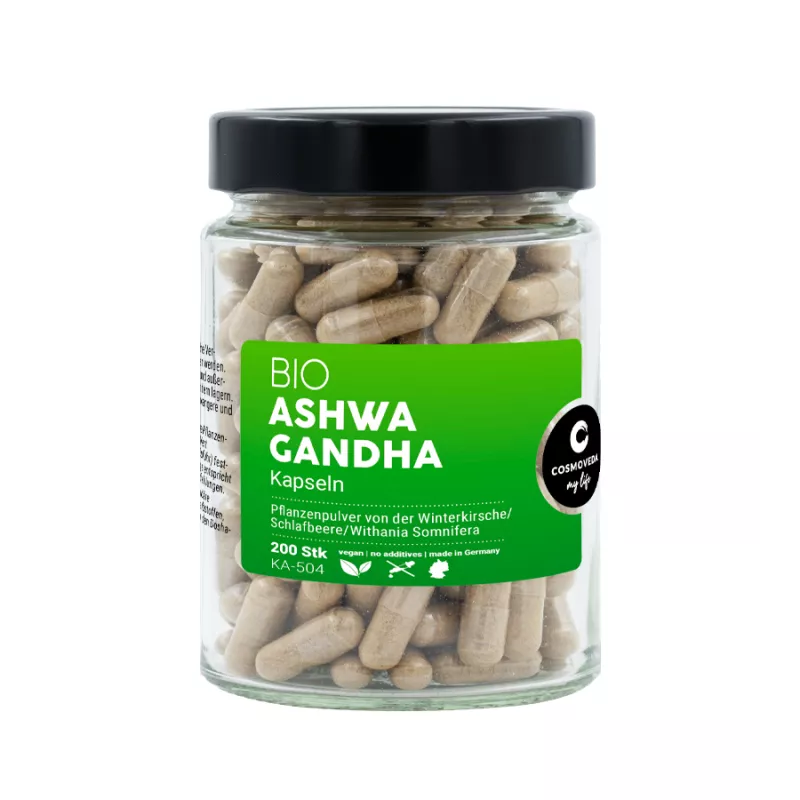 Cosmoveda - BIO Ashwagandha Kapseln - 200 Stück