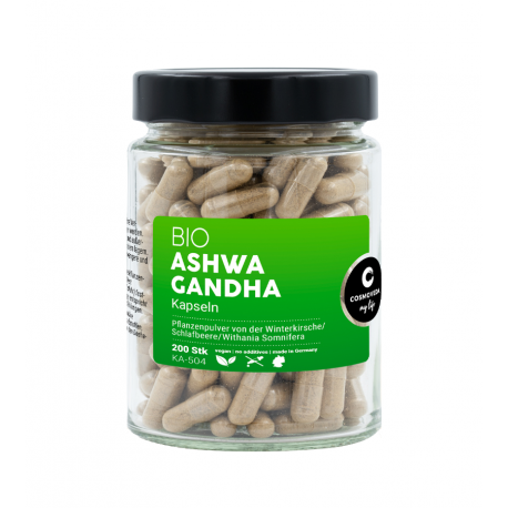 Cosmoveda - ORGANIC Ashwagandha Capsules - 200 pieces