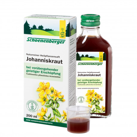 Schoenenberger - Millepertuis pur jus de plantes médicinales naturelles - 200ml