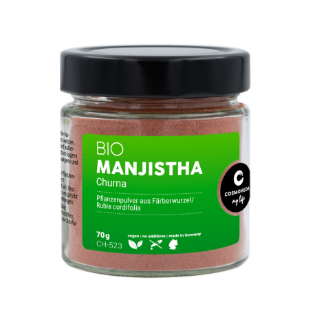 Cosmoveda Bio Manjistha Churna - suplemento dietético según Ayurveda