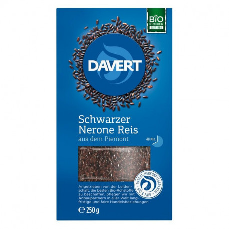 Davert - Schwarzer Nerone Reis - 250g | Miraherba Bio-Lebensmittel