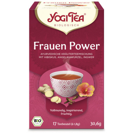 Yogi Tea - Women's Power Organic - 17 Tea Bags | Miraherba organic tea
