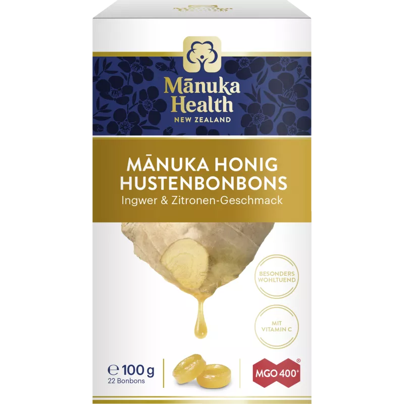 Manuka Health - Manuka Honey Lozenges Ginger & Lemon 100g