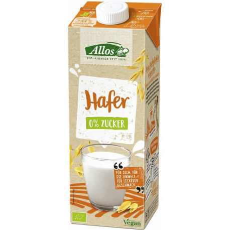 Allos - Hafer 0% Zucker Drink - 1l | Miraherba Bio Lebensmittel