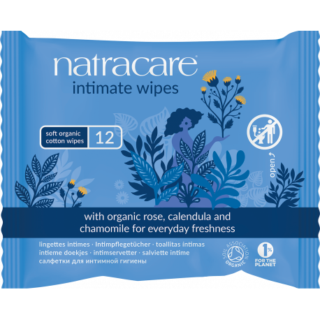 Natracare - Intimpflegetücher - 12 Stück
