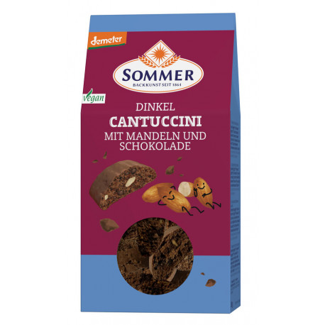 Sommer - Demeter Schoko Cantuccini vegan - 150g | Miraherba Bio Kekse