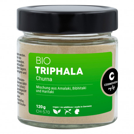 Cosmoveda Bio Triphala Churna - suplemento dietético según Ayurveda