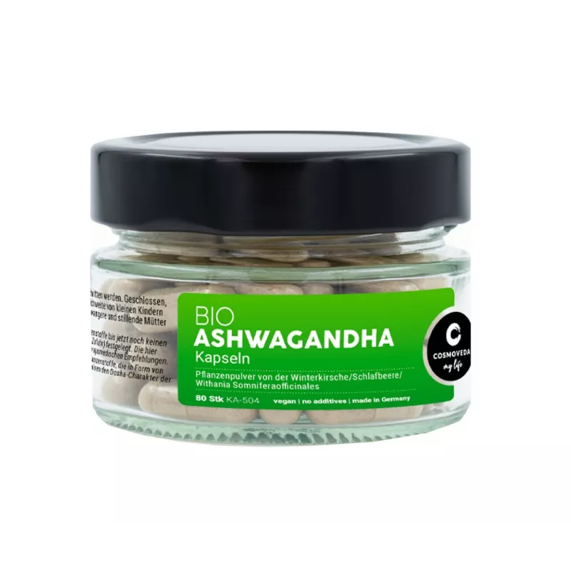 Cosmoveda - Capsule di Ashwagandha BIO - 80 pezzi