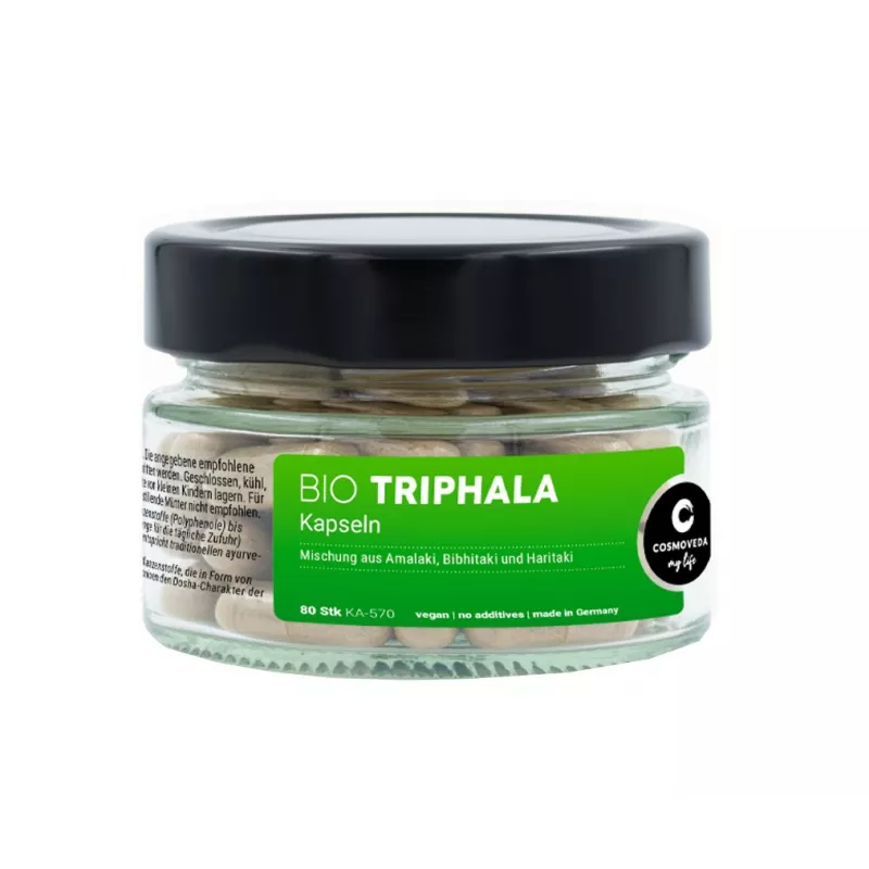 Cosmoveda Triphala Kapseln · Nahrungsergänzungsmittel nach Ayurveda