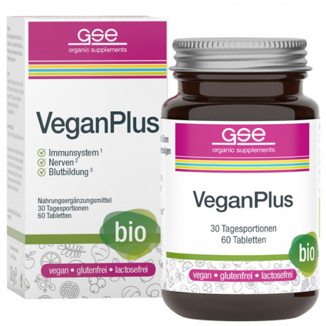 GSE - Vegan Plus - 60 tabletas