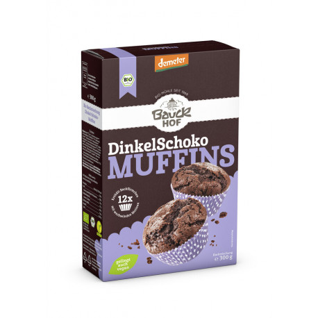 Bauckhof - muffin di farro cioccolato Demetra - 300g