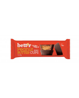 Bett'r - 3 Peanut Butter Cups - 39g | Miraherba organic chocolate