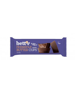 Bett'r - 3 Hazelnut Butter Cups - 39g | Miraherba organic chocolate
