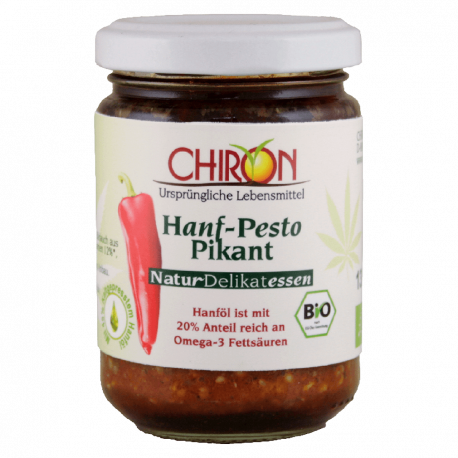 Chiron - Chanvre Pesto Épicé - 130g | Aliments Biologiques Miraherba
