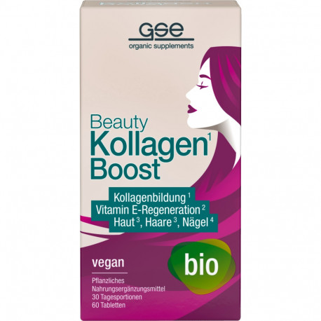GSE - Beauty Kollagen-Boost Bio - 60 Tabletten