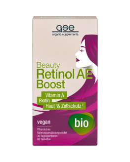 GSE - Beauty Retinol AE Boost Organic - 60 Tablets