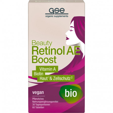 GSE - Beauty Retinol AE-Boost Bio - 60 Tabletten