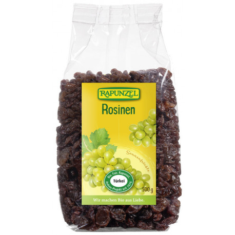 Rapunzel - Organic Raisins - 500g | Miraherba raw food