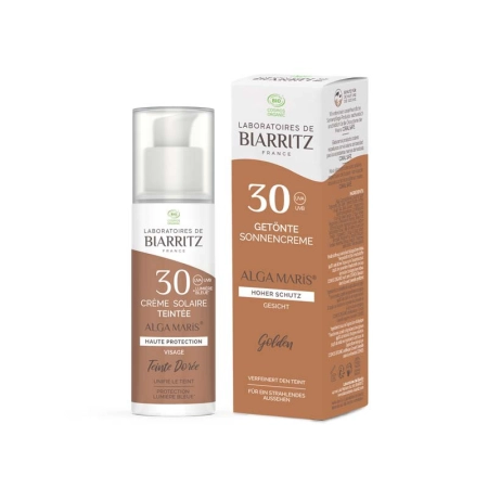 Laboratoires Biarritz - Crema solare colorata Gold SPF 30 - 50 ml