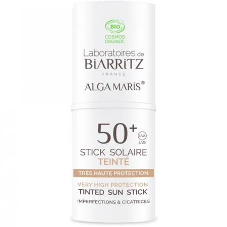 Laboratoires Biarritz - Crema solare in stick - SPF50+ colorato - 9 ml