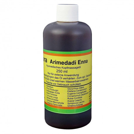 Sree Sankara - Aceite para masaje de cabeza Arimedadi Enna - 250 ml