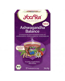Yogi Tea - Ashwagandha Balance - 17 Tea Bags | Miraherba organic tea