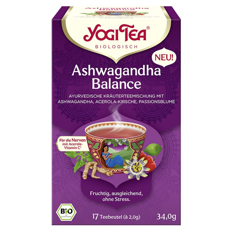 Yogi Tea Ashwagandha Balance 17 Tea Bags Miraherba organic tea