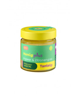 TanteLy - Honig plus Ingwer & Zitronengras | Miraherba Bio Honig
